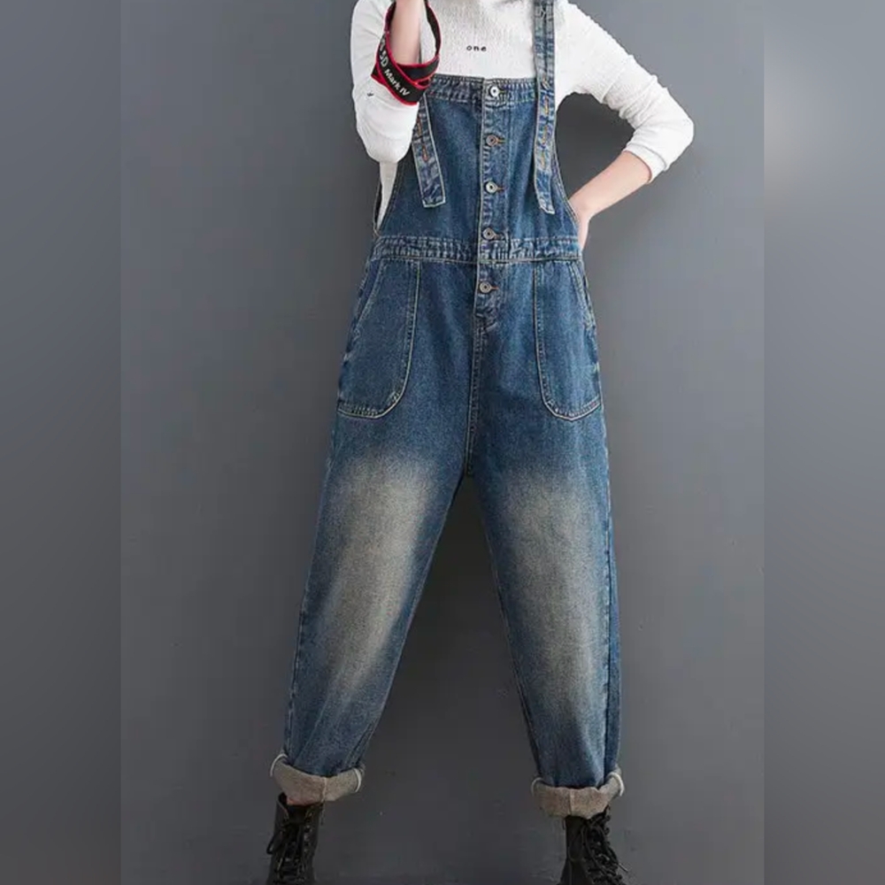 NWT Denim Overalls